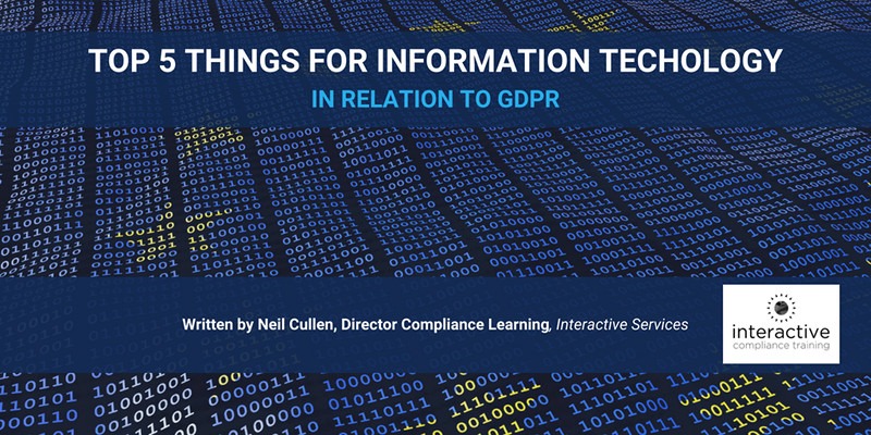 gdpr miniseries top 5 things for the