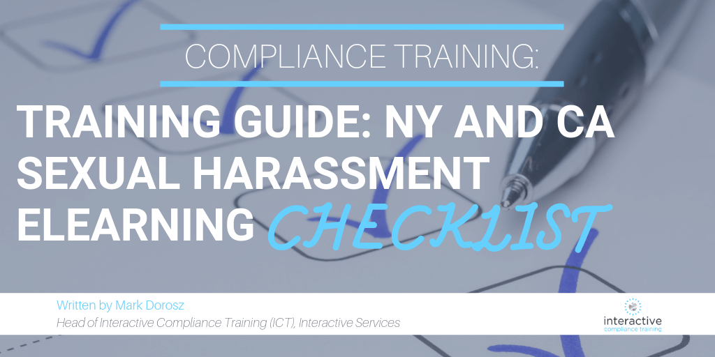 Sexual Harassment Elearning Checklist For California And New York